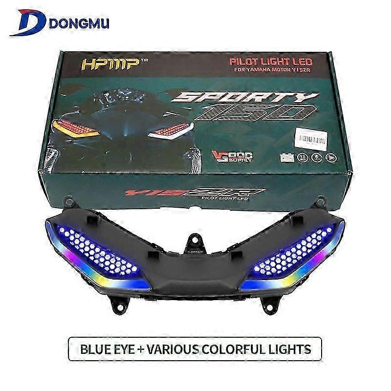 Applicable To Yamaha Motorcycle Y15zr Headlight Led Daytime Running Lamp Modified Headlight Cross-border Malay Exclusive