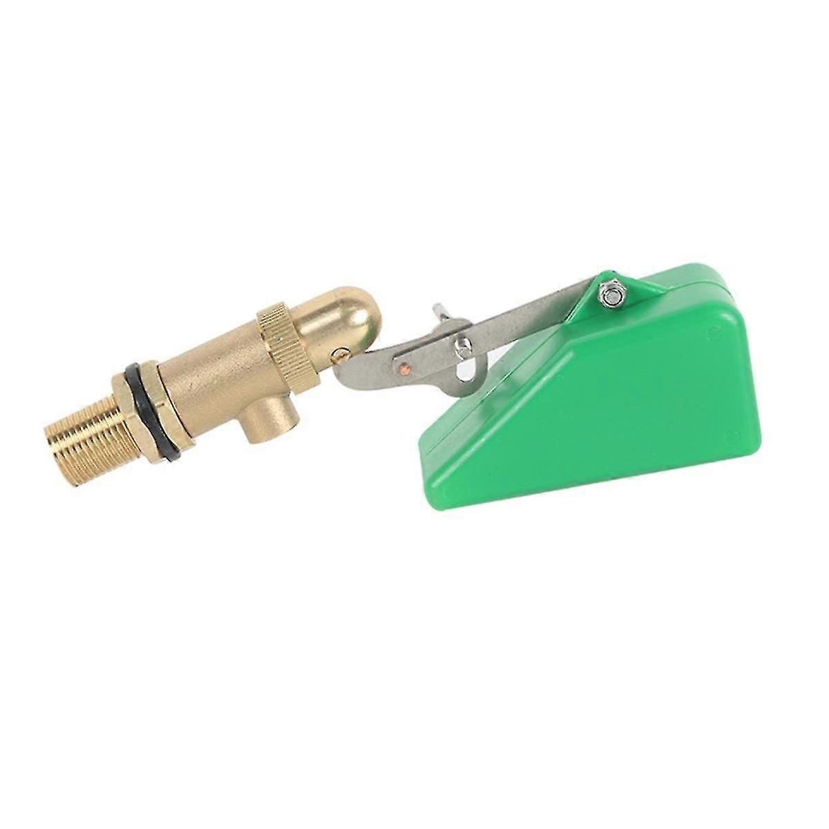 1/2 Inch Valve with Float Water Float Valve, Self-Filling Float Valve for Water Tank Fountain Lives