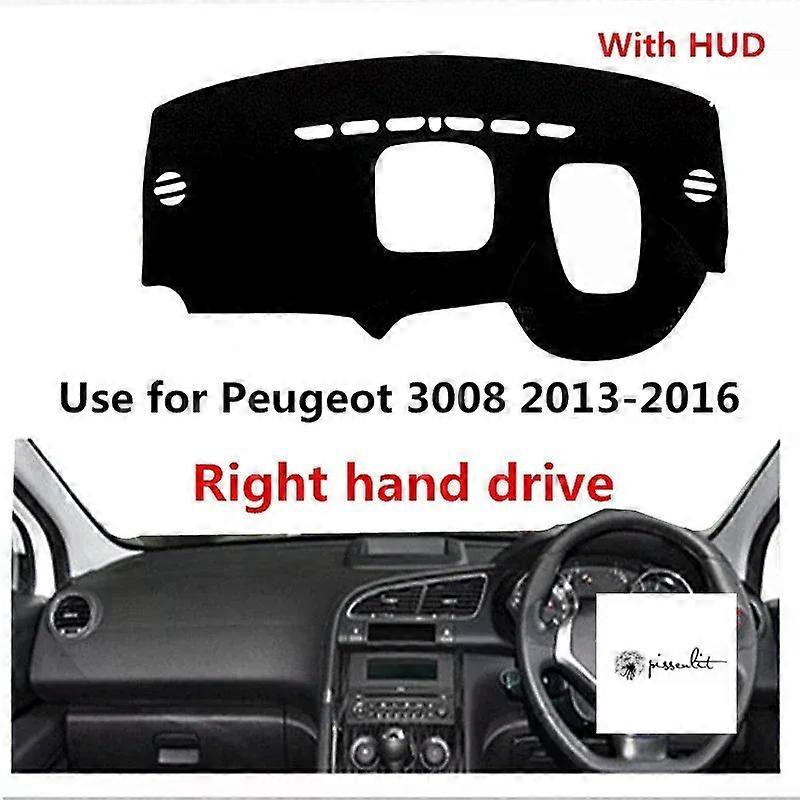 Pissenlit 3 צבעים רכב לוח מחוונים כיסוי מחצלת עבור פיג'ו 3008 2013 2014 2015 2016 אביזרים כרית יד ימין כונן