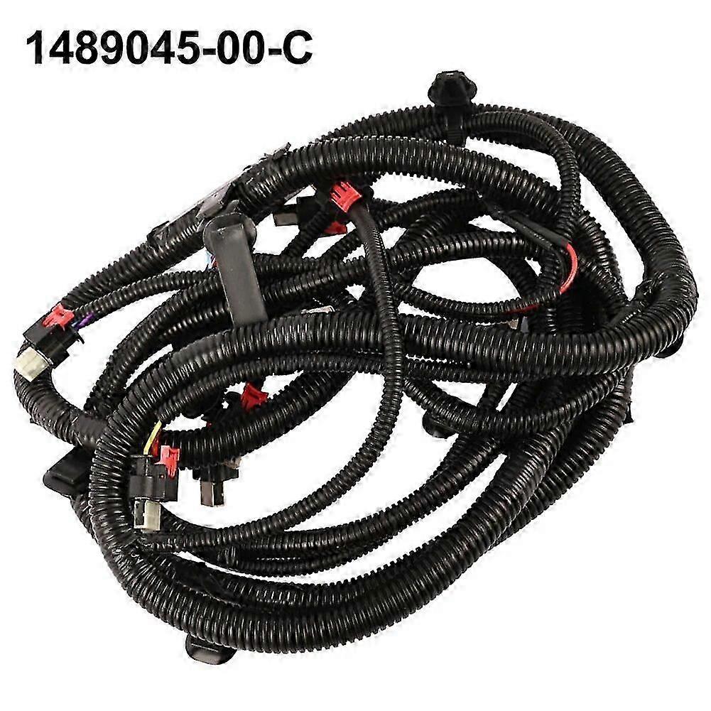 1pcs Black ABS Front Bumper Wiring Harness For Tesla Model Y 1489045-00-C Car Accessories Direct Replacement