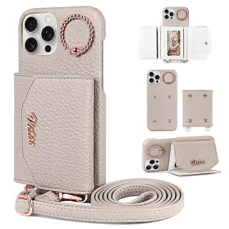 VIETAO Ring Holder Card Bag Phone Case with Lanyard
