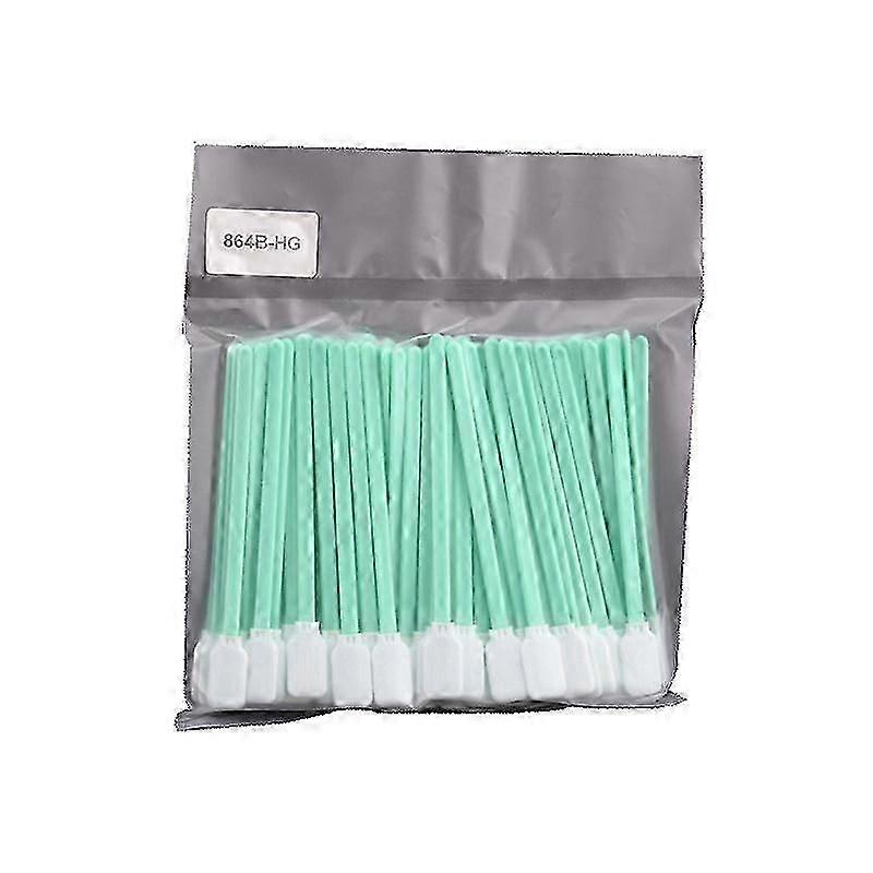 50pcs 5.11" Square Rectangle Foam Cleaning Swab Sticks for Solvent Format Inkjet