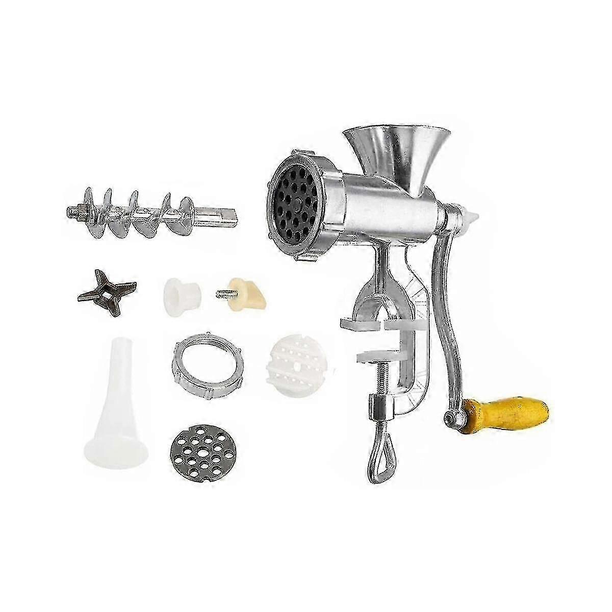 Manual Meat Grinder Aluminum Alloy Meat Mincer Sausage Stuffer Filler Maker Household Pork Mincer H