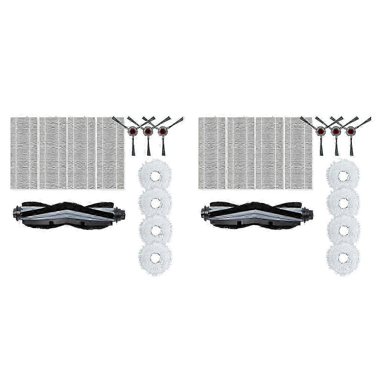 24Pcs Replacement Parts for Deebot N9+ Robot Vacuum: Main Brush, HEPA Filter, Side Brushes
