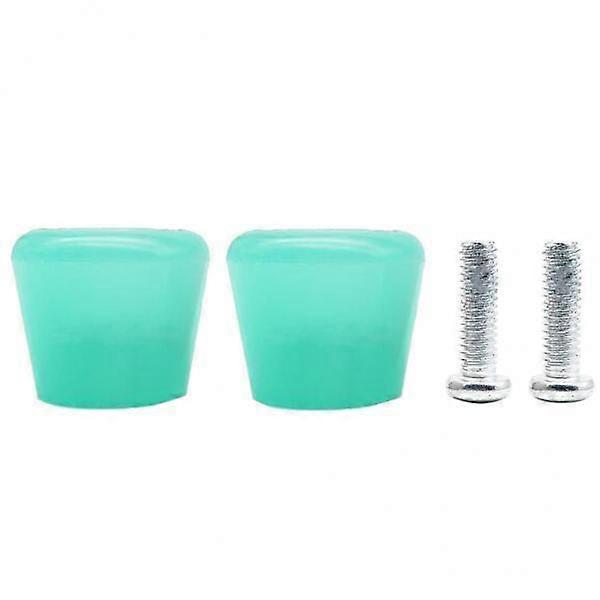 3x2x Inline Skates Roller Brakes Block Non-Slip Safety Stopper Jelly Green