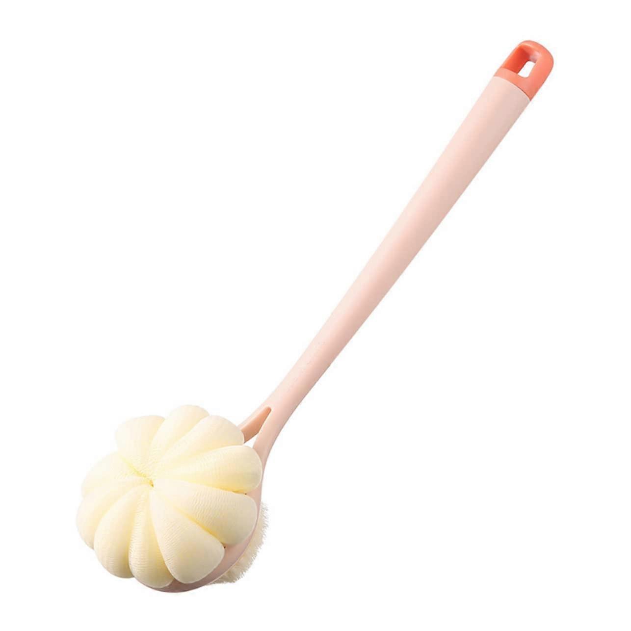 Shower Brush Long Handle Back Scrubber for Exfoliating Body Cleansing Bath Brush with Soft Bristles and Non-Slip Grip