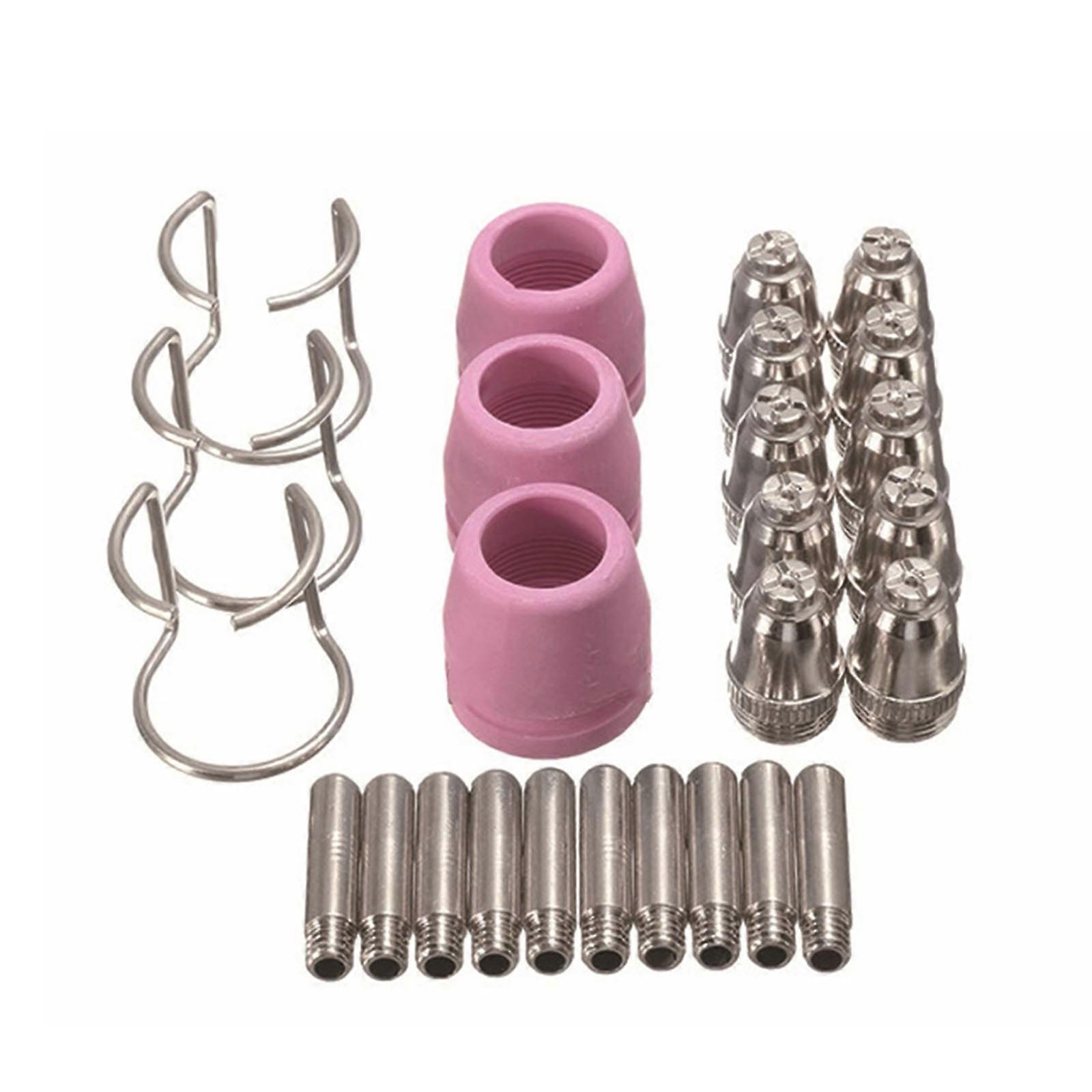 SG55 AG60 CUT60 Plasma Cutting Consumables Torch Electrode Tip Nozzle Kit 60A Plasma Cutting Machine Accessories Multicolor