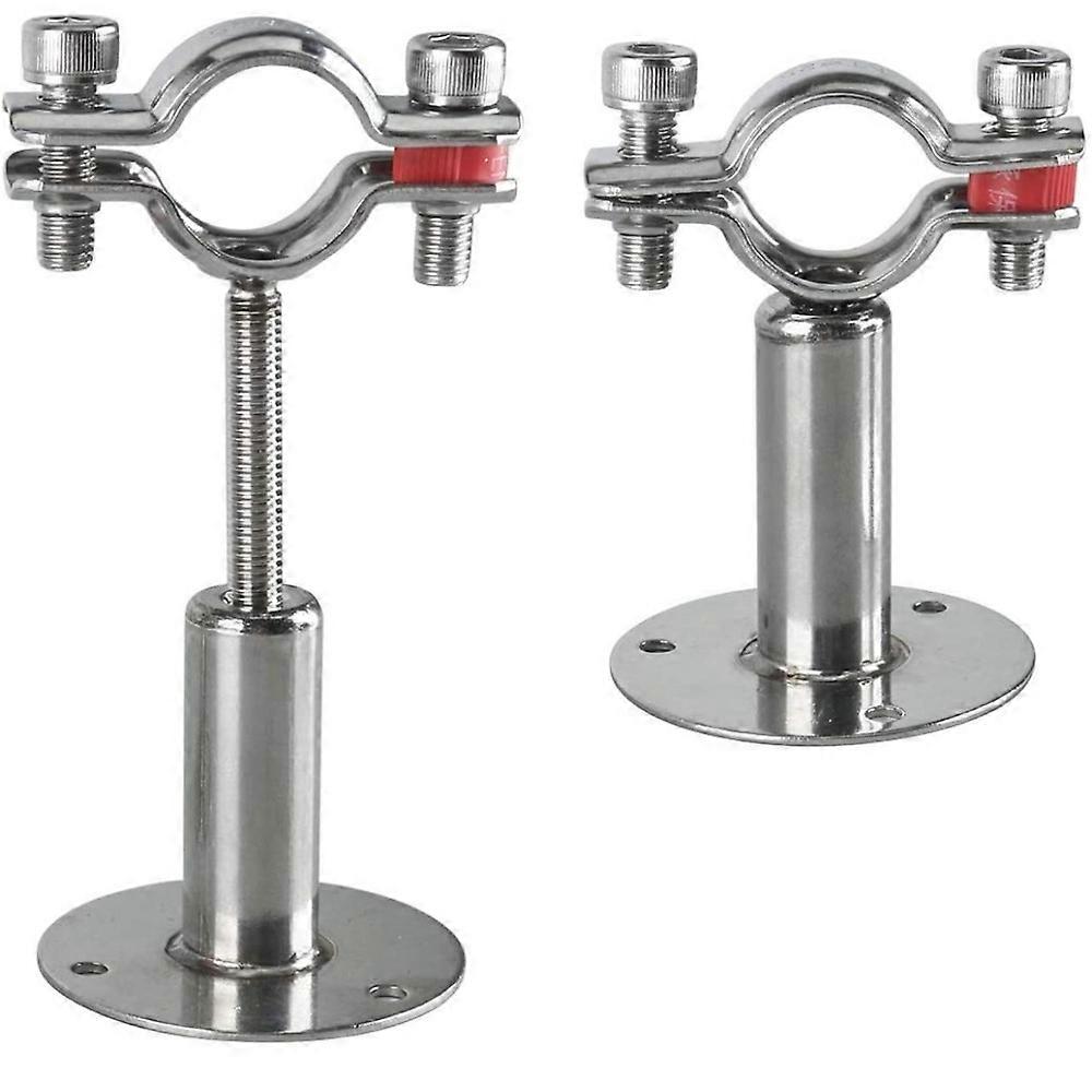 Adjustable Stainless Steel Pipe Support Bracket for Wall or Ceiling Mount