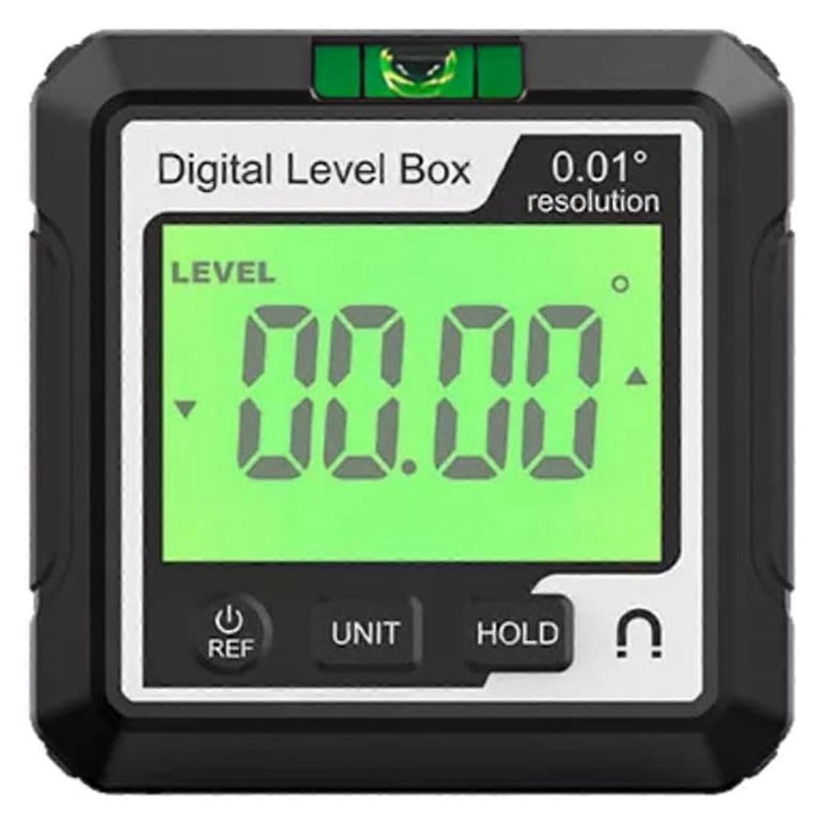 Sakerplus-Saker Magnetic Digital Inclinometer, Angle Finder Tool, Protractor Level, Multi Angle Measuring Ruler