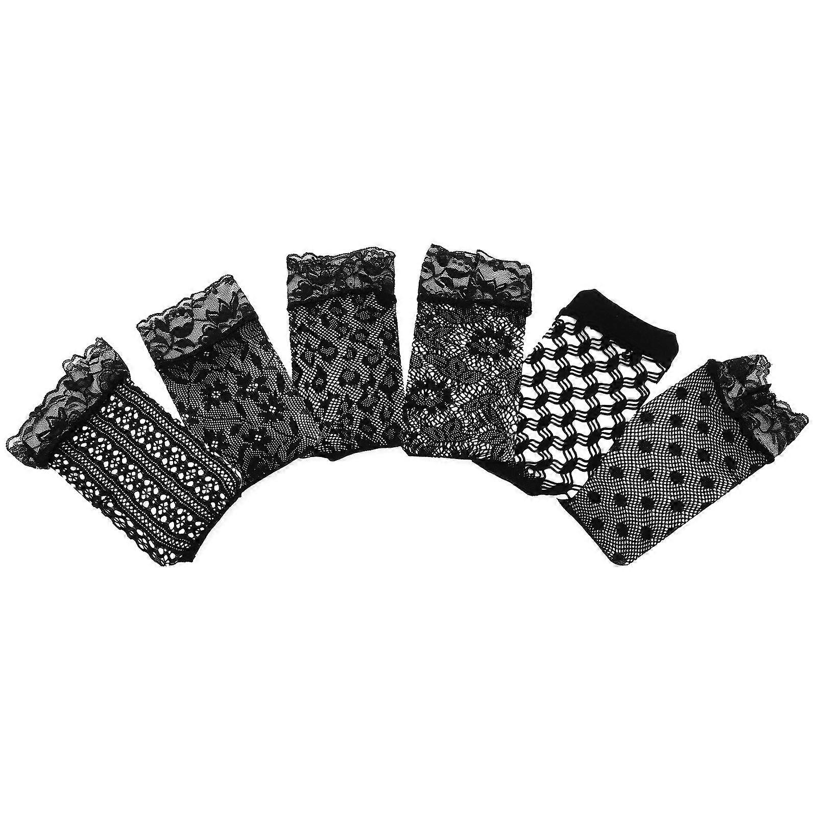 Stylish Mesh Socks with Lace Accents for Trendy Looks