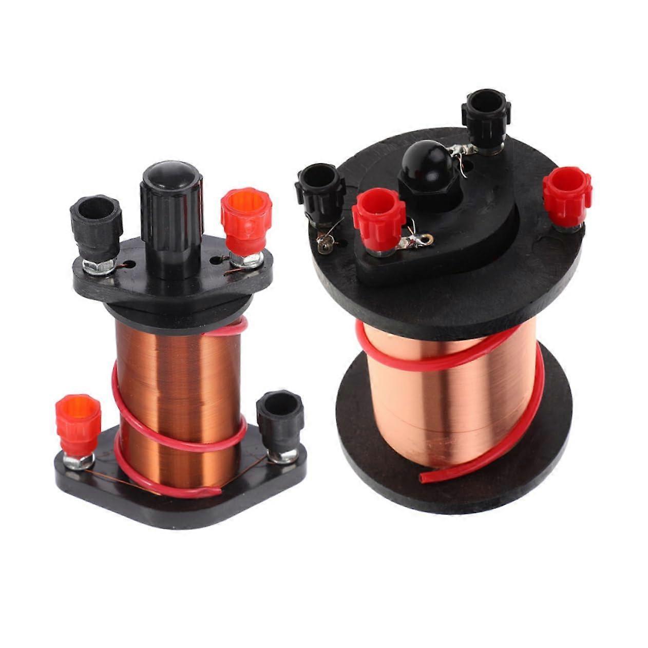 2 x Electromagnetic Induction Coils for Physical Experiment Classroom and Magnetic Coil for High School Physics Teaching