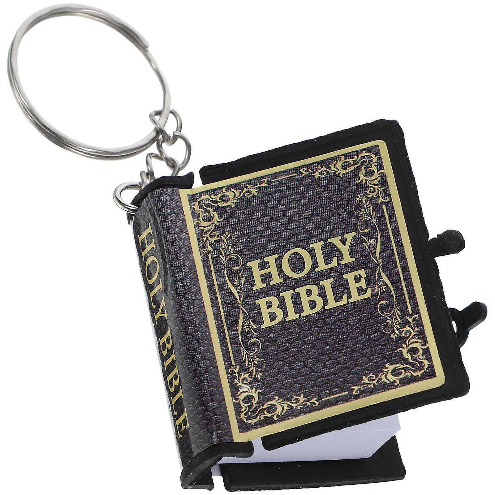 Small Bible Pendant Keychain, Versatile and Attractive Everyday Item