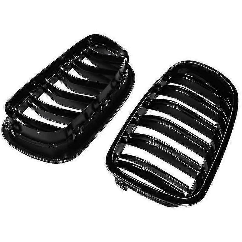 Grille de calandre noir brillant à double lamelle pour F10 F18 F02 F11 M5 10 - 15