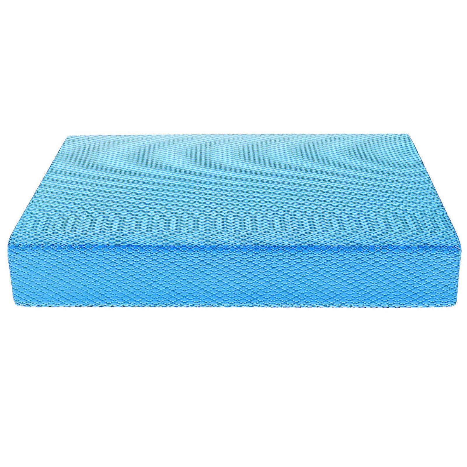 Padded Workout Mat Tpe Sky-Blue with Easy Clean Surface for Decoration Use