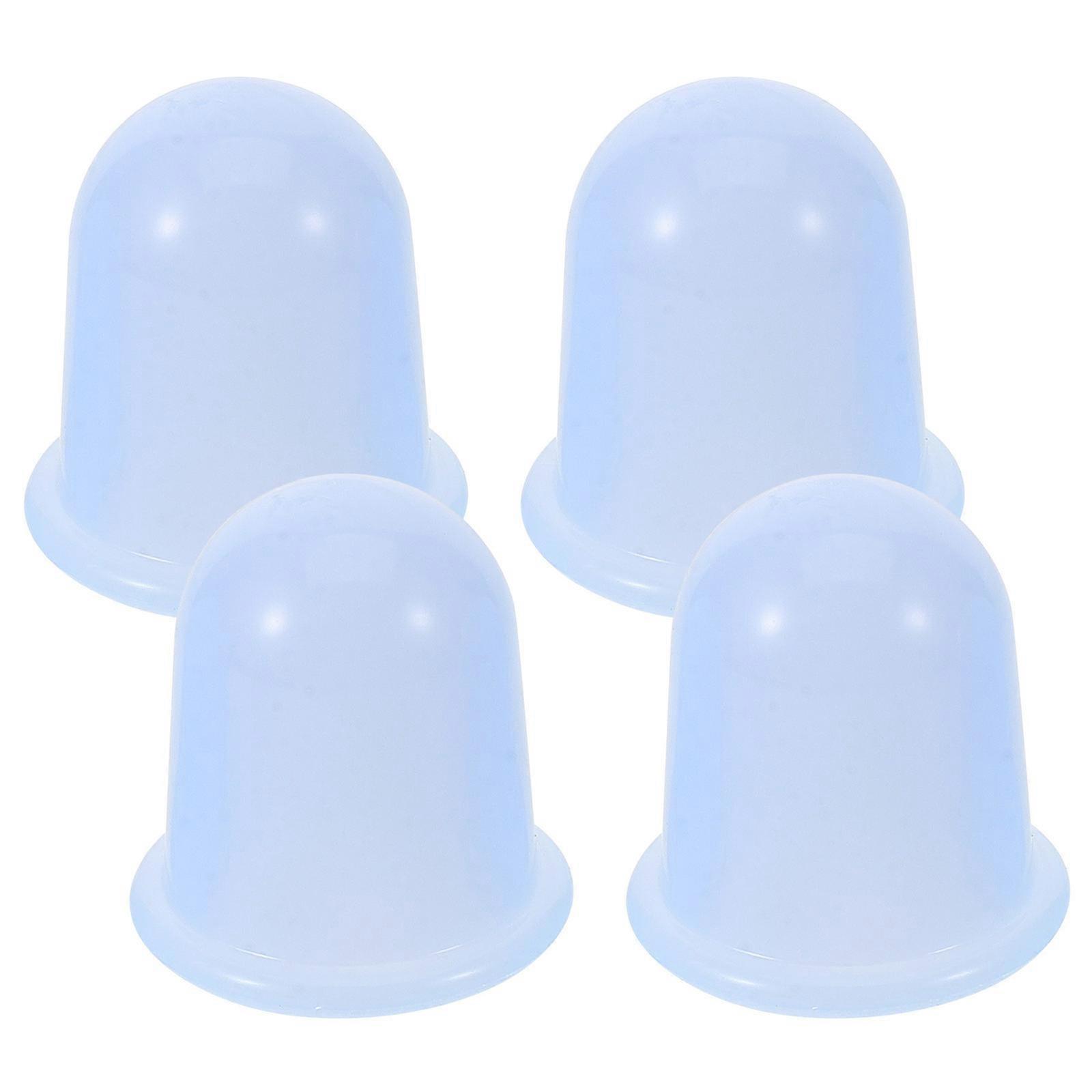 Silicone Cupping Massage Set   4pcs Easy to Use Suction Cups for Body Relaxation, Ideal for Beginners