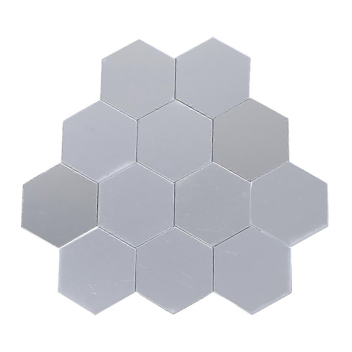 Mirror Wall Decor, Hexagon Shaped Stickers for Space