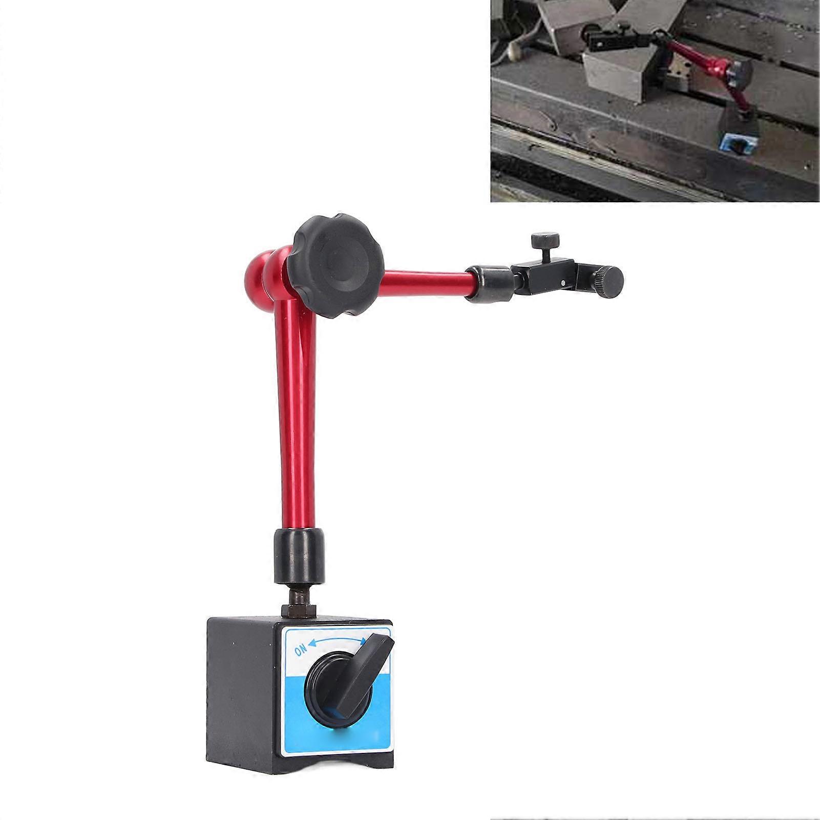 Base magnética Stand Dial Indicator Base Braço ajustável Ferramenta de fixação universal para medição 