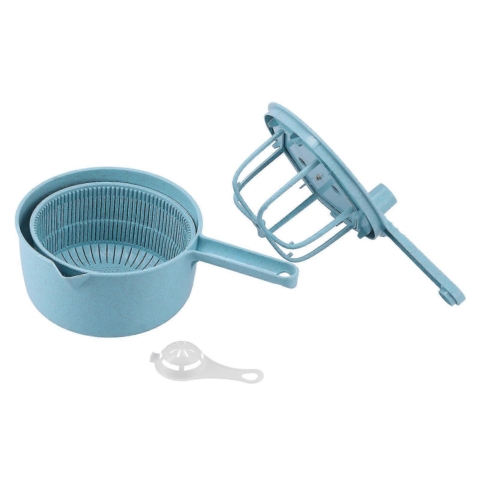 Manual Salad Spinner Vegetable Drainer Kitchen Washing Basket