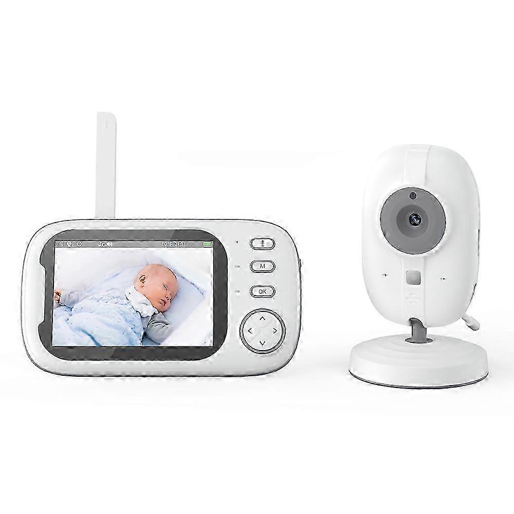ABM600 Infant Monitor 3.5 inch Baby Monitor Two-Way Talk Temperature Monitoring 2025