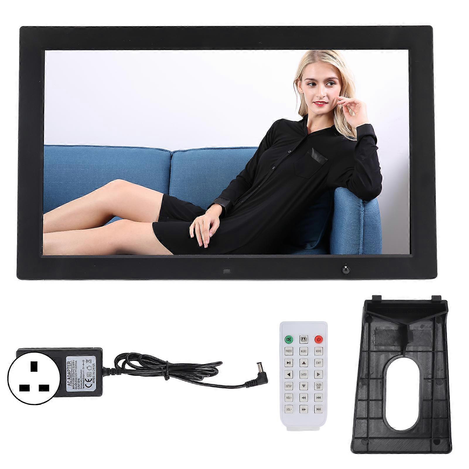 18" HD Digital Photo Frame with Motion Sensor, Video/Music Playback, Clock & Calendar