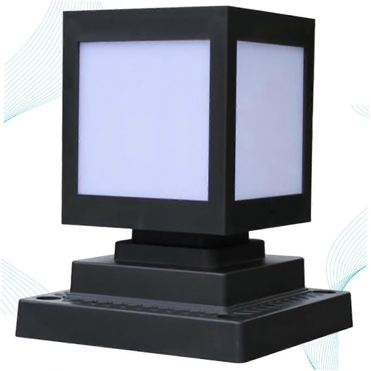 Solarpowered waterproof LED lamp for garden landscapes Large white