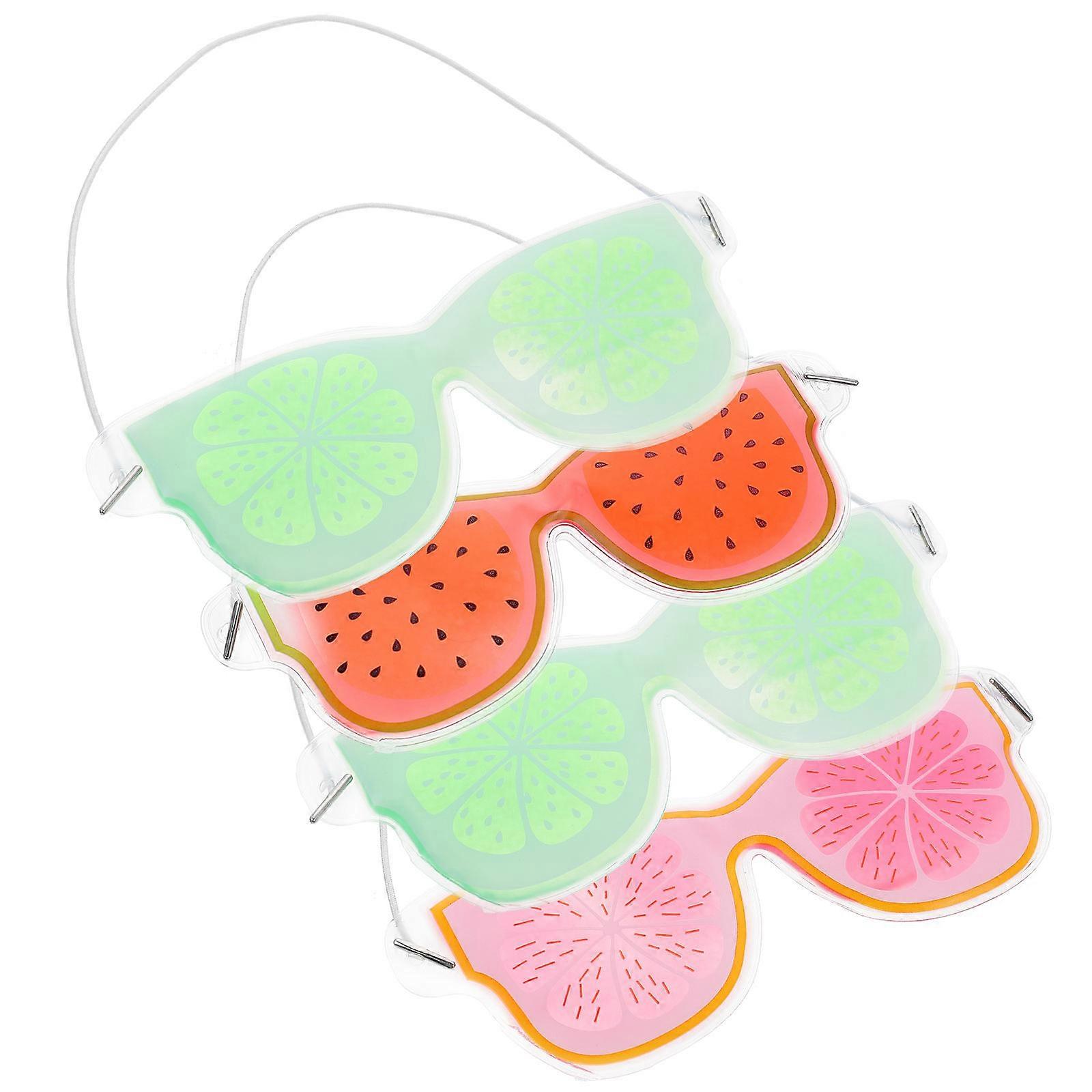 Ice Eye Mask For Eyes Gel Eye Mask Reusable Kids Eye Mask Improves Skin Brightness Sleepovers 4Pcs