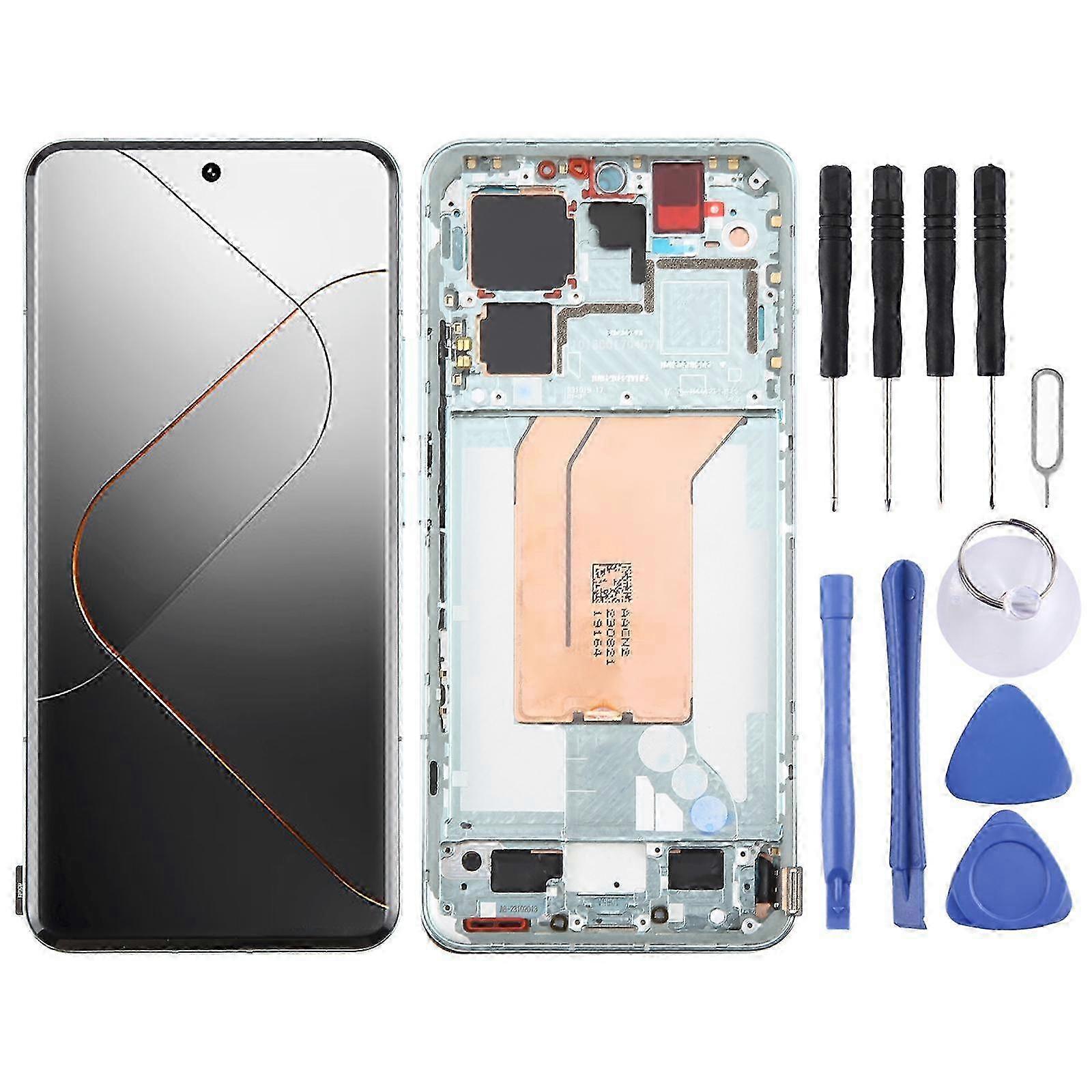 Pour Xiaomi 14 Pro Amoled compatible LCD Numériseur Ensemble complet avec cadre