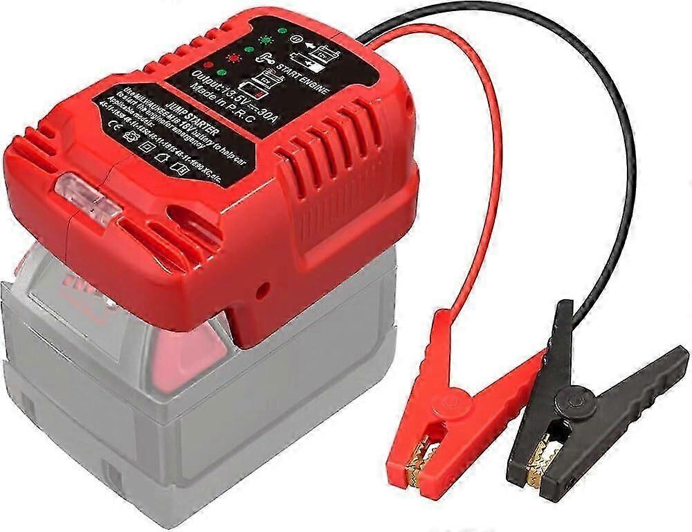 Καλώδια βραχυκυκλωτήρα Φορτιστής βραχυκυκλωτήρα για μπαταρίες ιόντων λιθίου Milwaukee 18V, εκκίνηση αυτοκινήτου 11AWG 30A