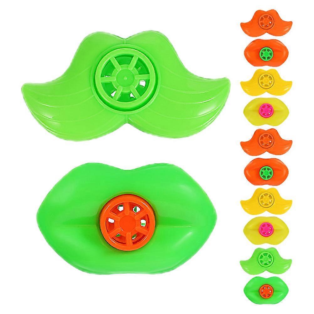 Funny Lip Whistle Reusable Plastic Noise Maker Set for Birthday Parties, Festivals & Group Activities – Smooth Finish