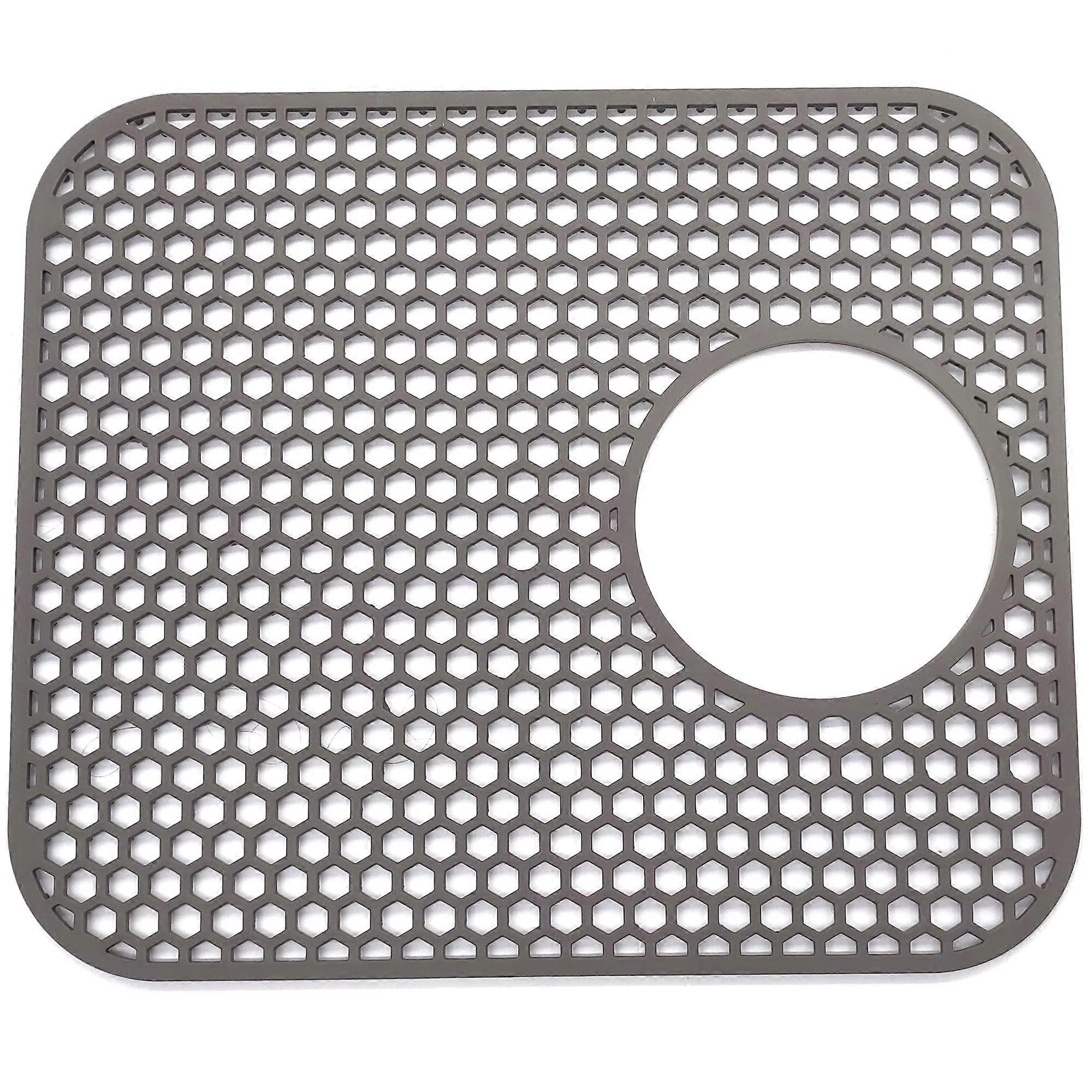 Silicone Sink Bottom Mat, Silicone Kitchen Sink Protector Mat 34x29 cm