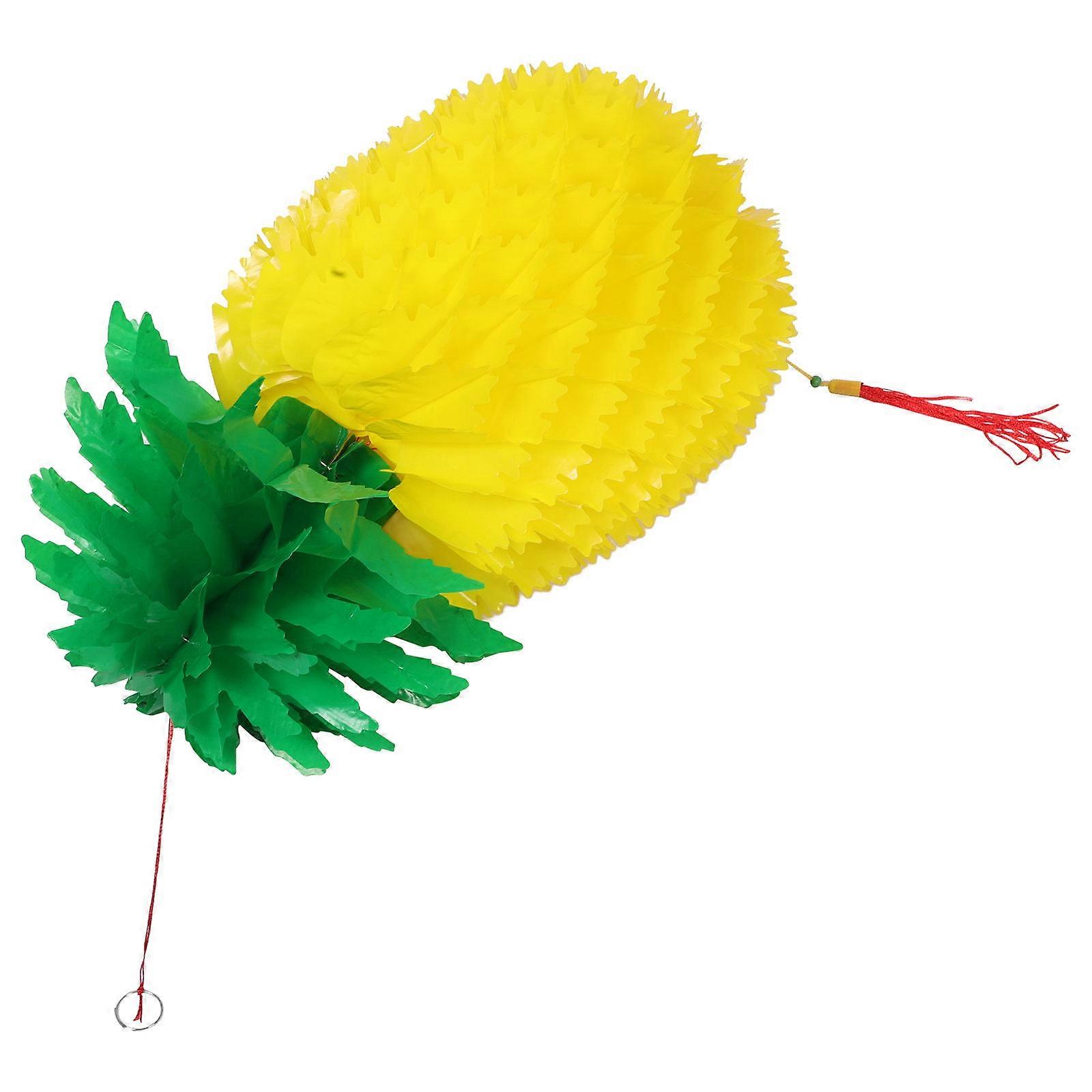 Pineapple Prop Tropical Pineapple Lantern Yellow 40 00X25 00X25 00Cm Party Decoration Summer Theme Decor 1Set