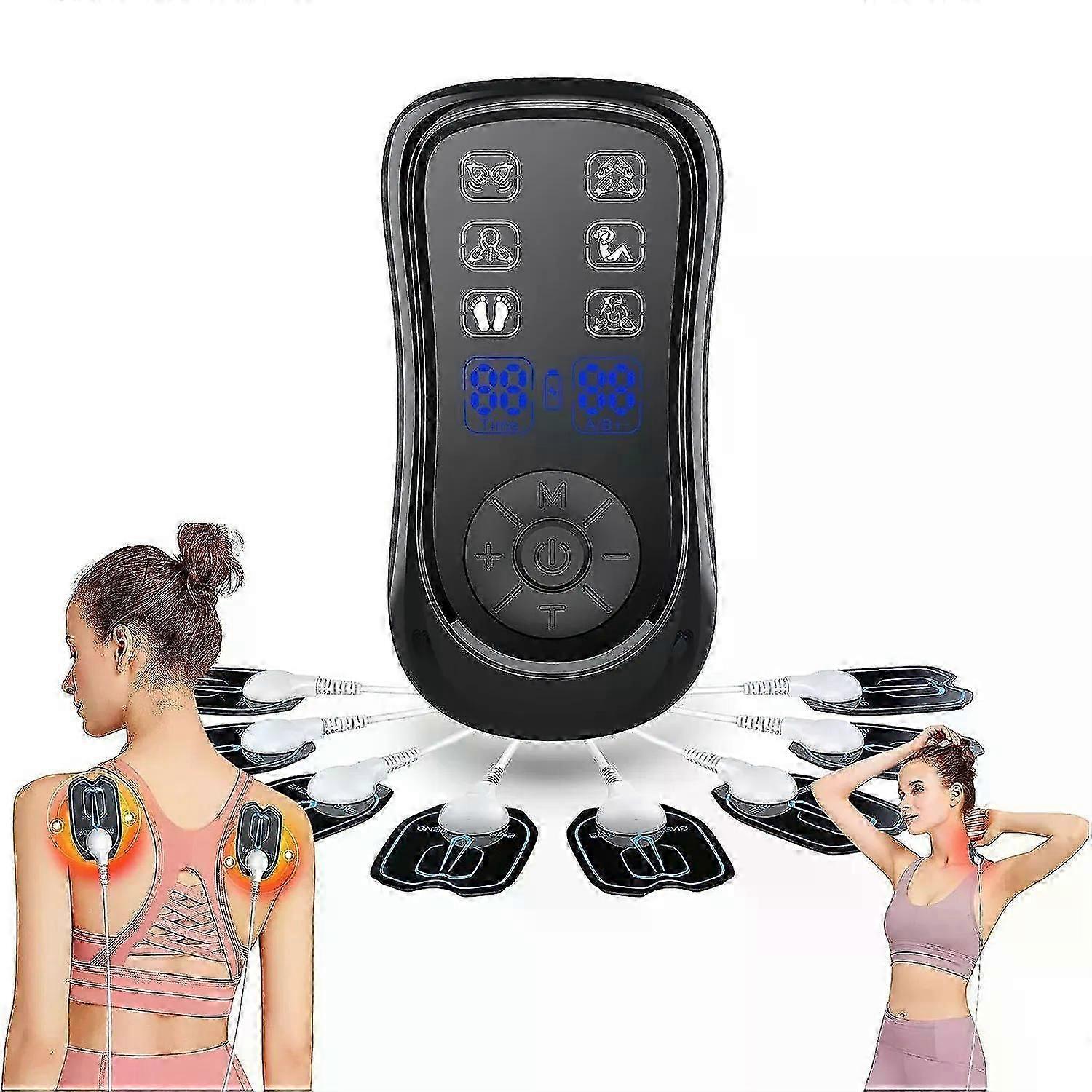 6 moduser Fysioterapi Massasjeutstyr Elektronisk TENS & EMS Muskelstimulator Bærbar massasje for myostimulator for muskler m&y