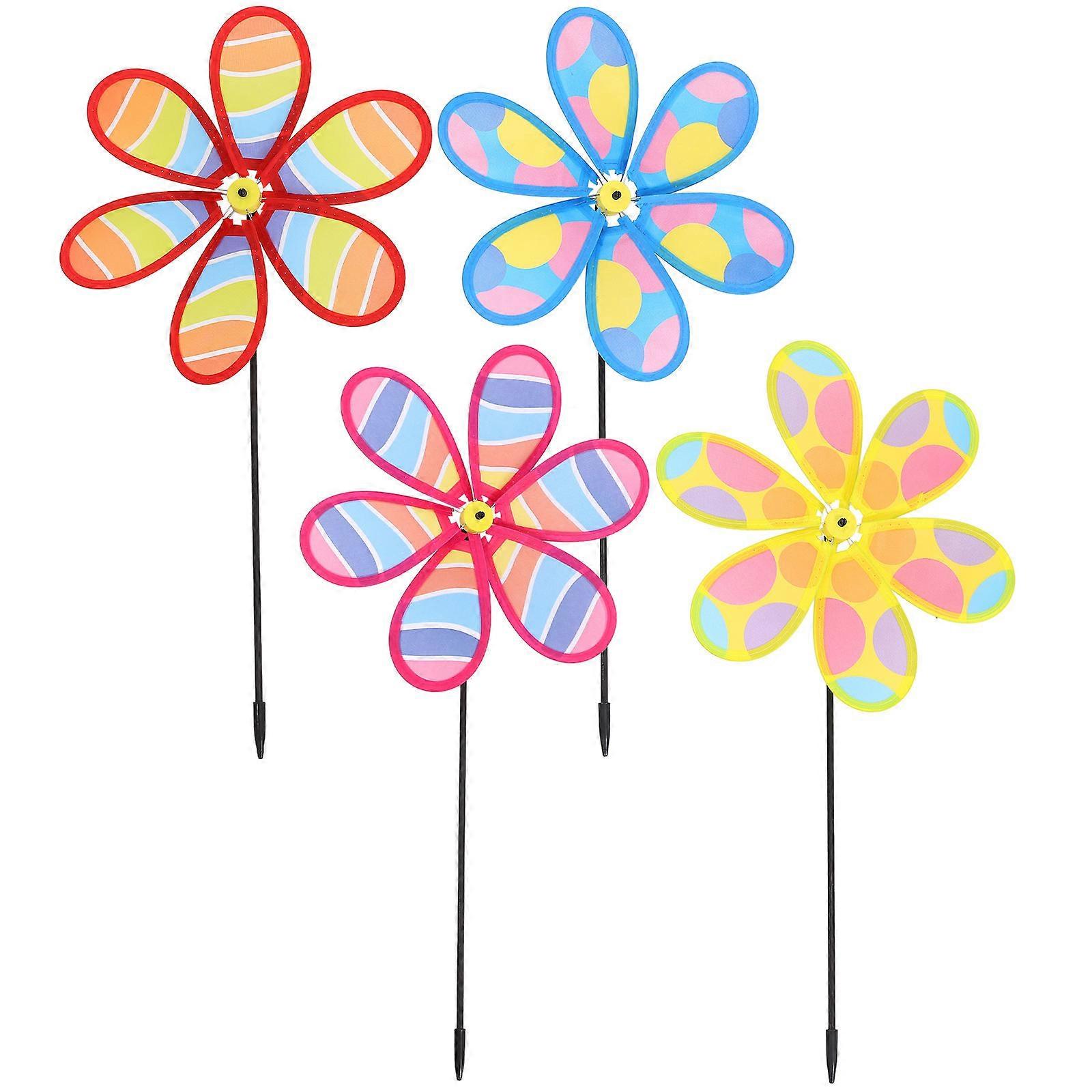 Decorative Wind Spinners Six- Design for Gardens Outdoor Events in Wind
