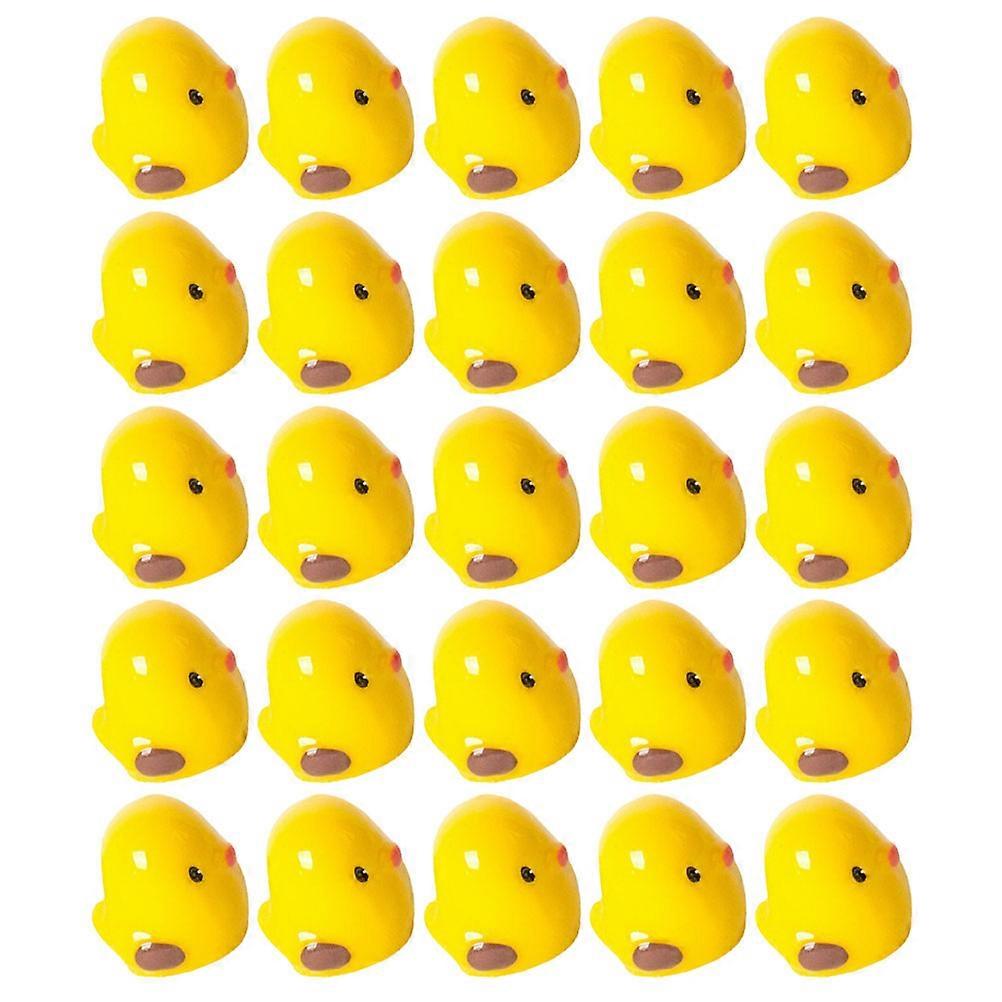 The **25pcs Miniature Duck Figurines** are adorable, small scale resin animal statues designed for a variety of decorative and creative purposes.
