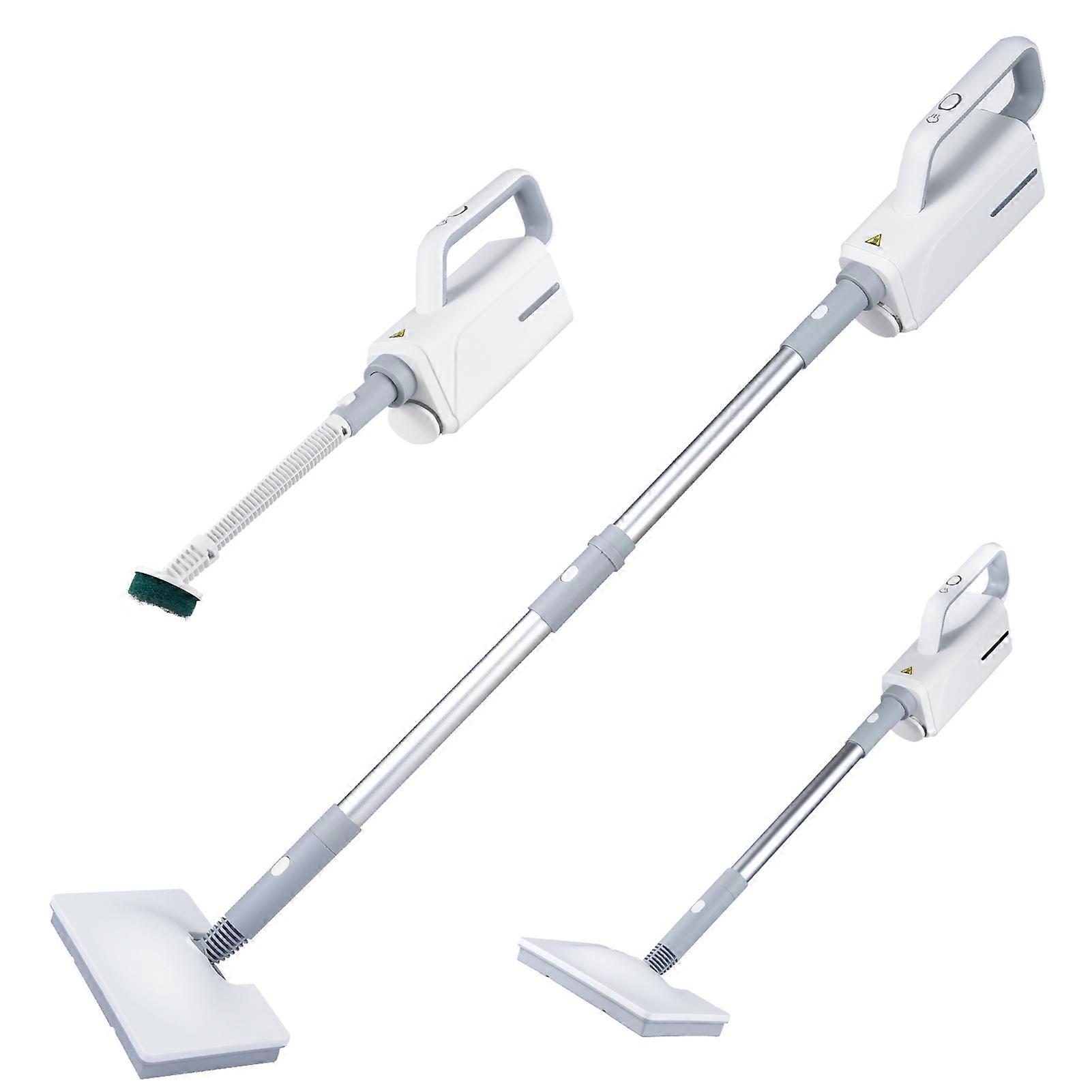 Haushaltsdampfmopp für die Bodenreinigung Abnehmbarer Handreiniger Bodendampfer 370ml Wassertank 2-stufiger Dampf mit 3 Reinigungsbürsten Fensterreiniger