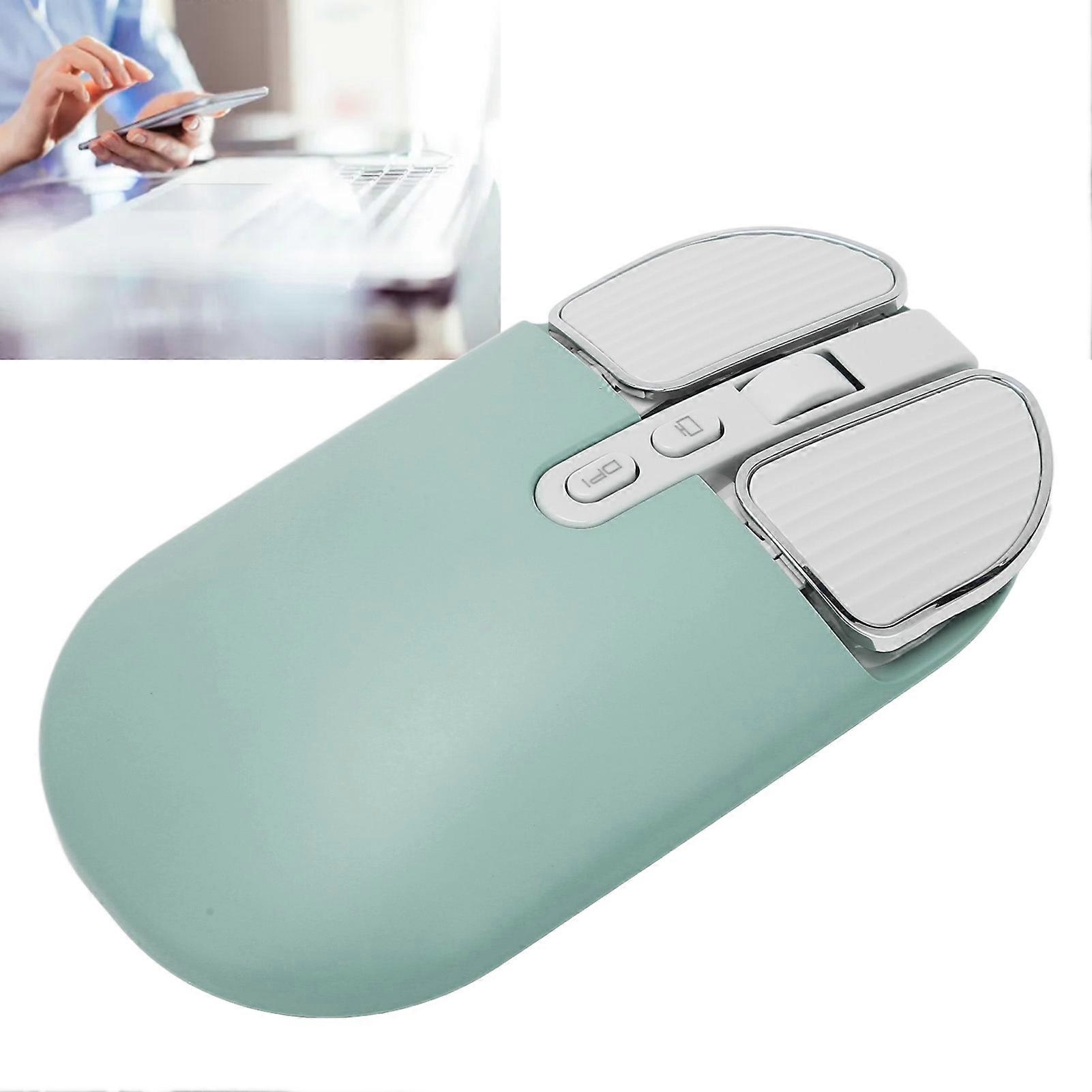 ماوس لاسلكي BT5.1 أو 2.4 جيجا هرتز نقر صامت قابل للتعديل DPI 500mAh بطارية ماوس للفتيات في المدرسة المقهى السفر
