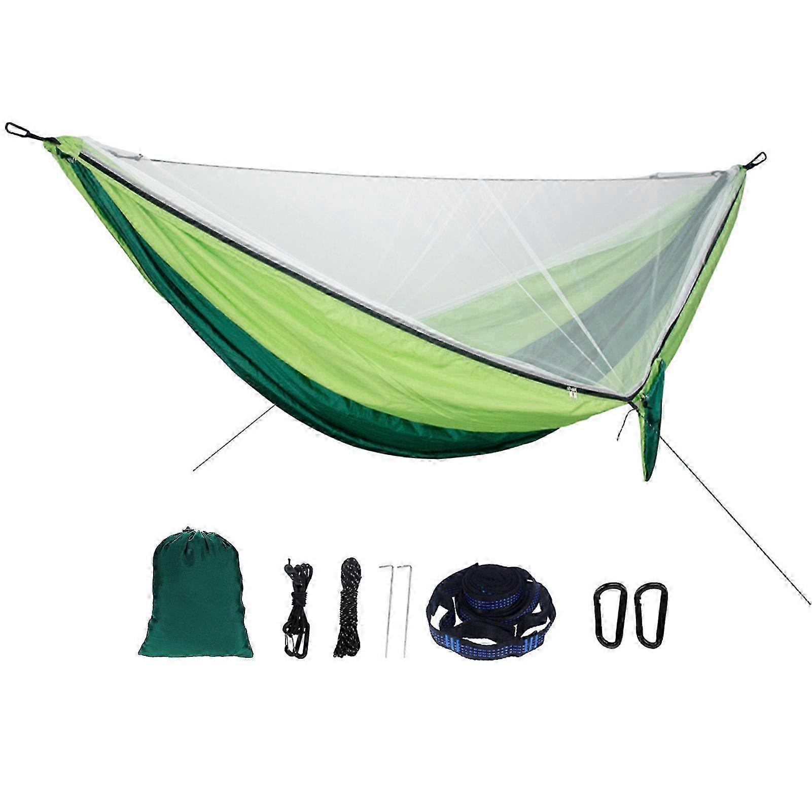 Portable Outdoor Hammock with Mosquito Net, Supports 300kg Load Capacity, Easy to Install, Perfect for Outdoor Adventures