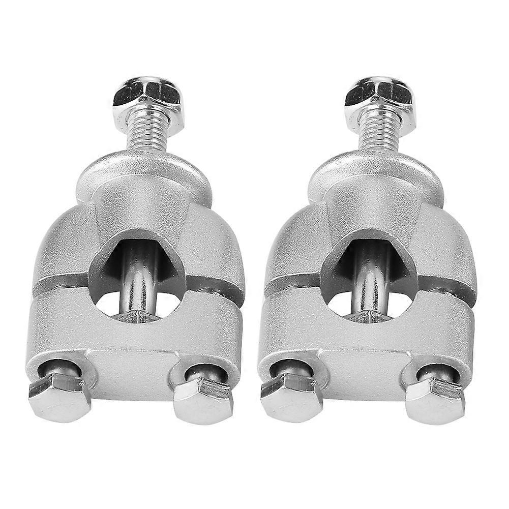 Universal Motorcycle Handlebar Brake Lever Lock Throttle Grip Anti Theft Security Lock(Silver)