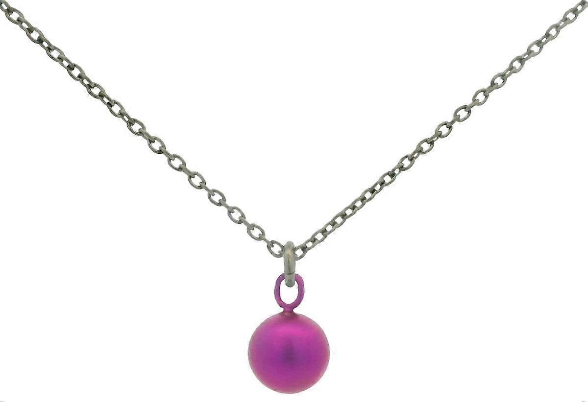 Ti2 Titanium Bead Pendant - Pink