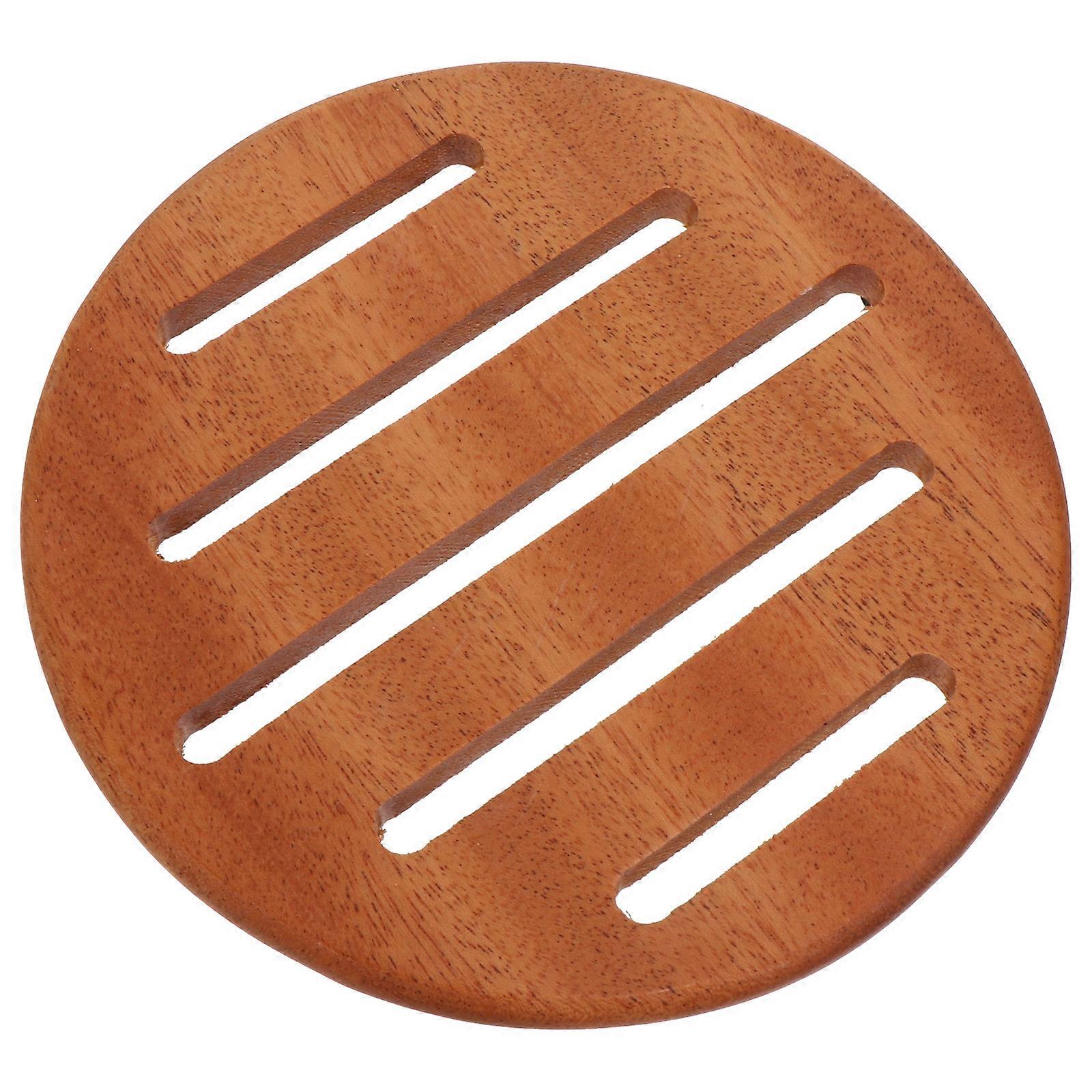 Chocolate Antiskid Coaster for Home Use Practical and Synthetic Material 1 Pc