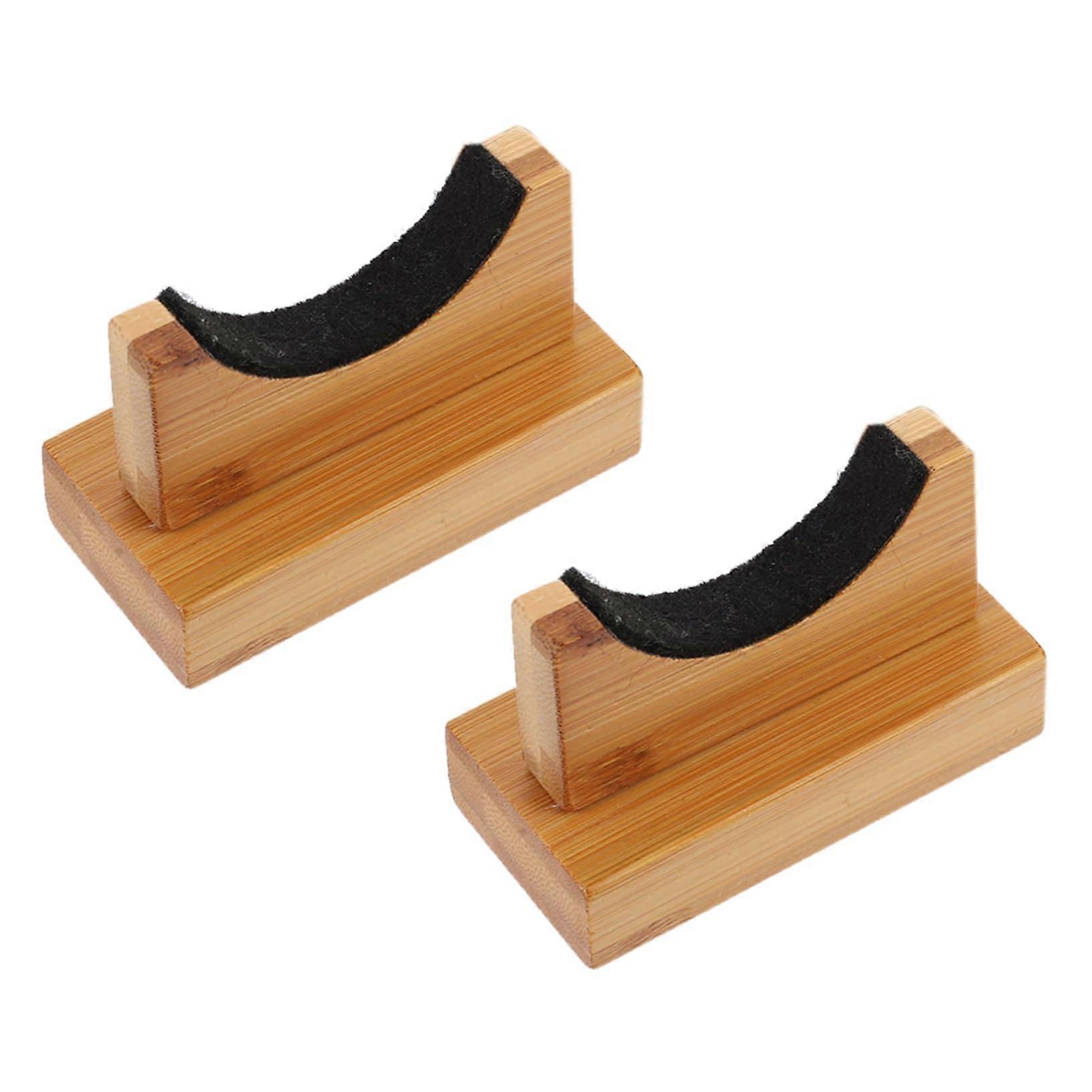 1 Pair Wooden Baseball Bat Holder Horizontal Display for SpaceSaving Design to Showcase Collectibles