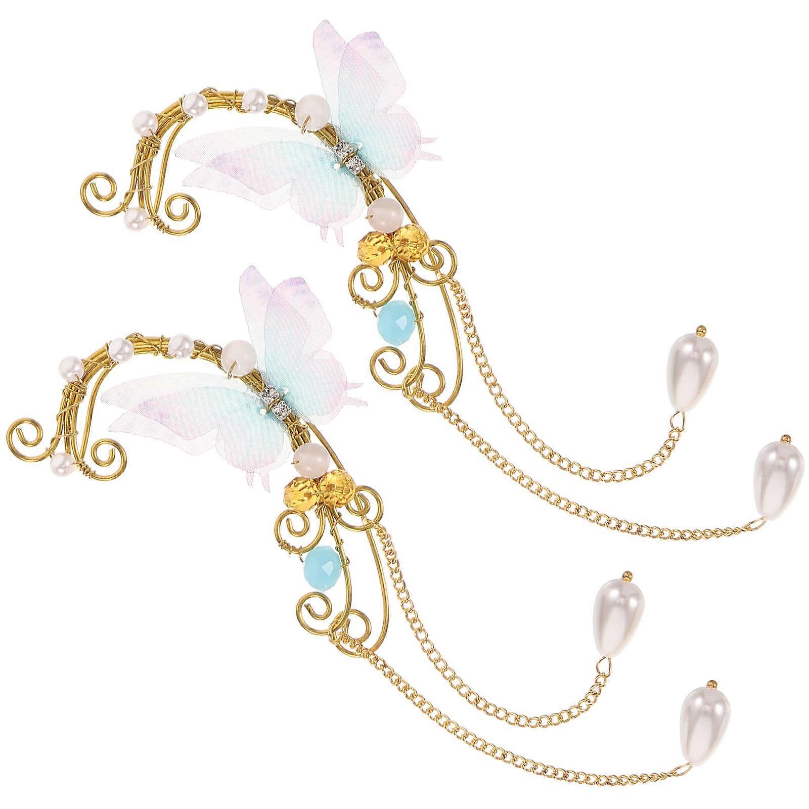 Here's a polished product description for your **Fairy Themed Non Piercing Ear Cuff for Women**:

 

✨ **1 Pair Non Piercing Ear Cuff for Women –