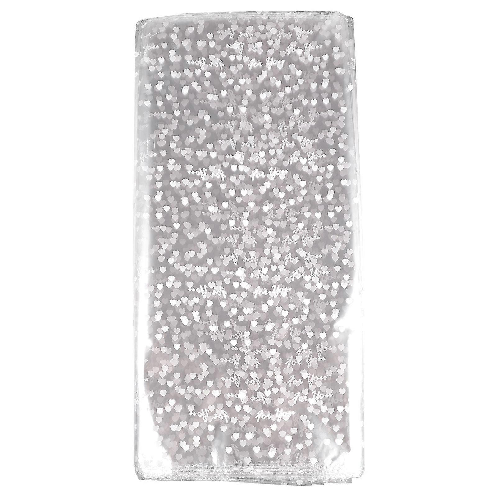 Craft Wrapping Paper OPP Material Transparent Square Shape present Packaging 100Set