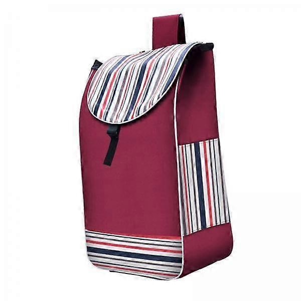 Replacement Shopping Trolley Bags 2-Pack Foldable With Zip Back Pocket Drawstring Bag For Zuha