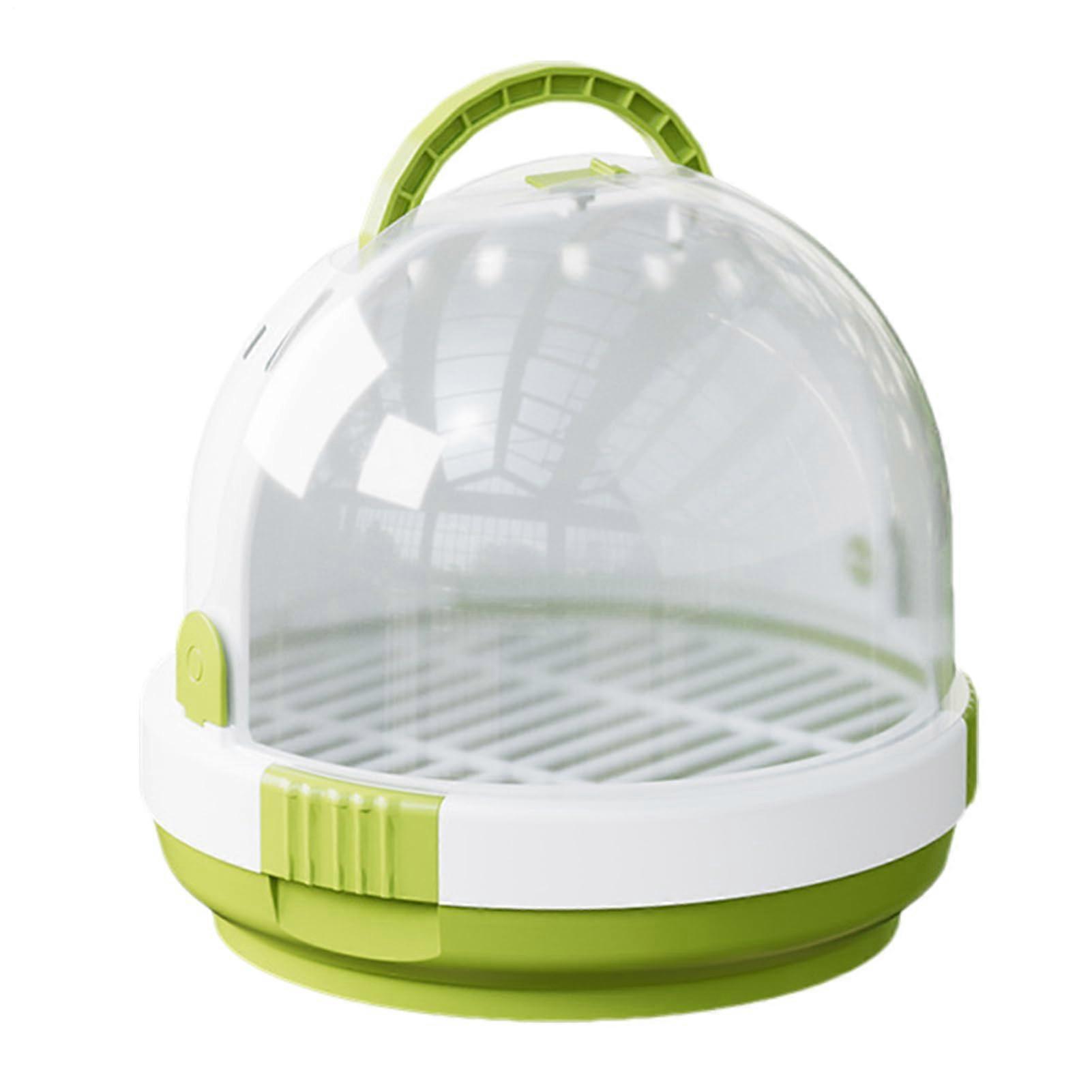 Portable Travel Cage System for Cockatiels - Ventilated Flight Carrier With Foldable Front Access And Secure Perch