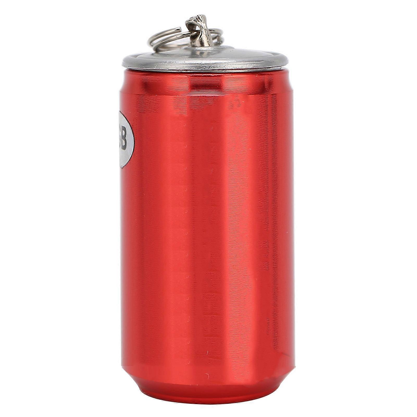 Stylish USB Flash Drive Can Shaped Unique U Disk for File Data Storage Red (16GB)