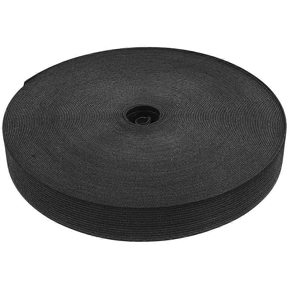 Black Elastic Band Clothes Stretch Elastic Band for Sewing 1 Roll