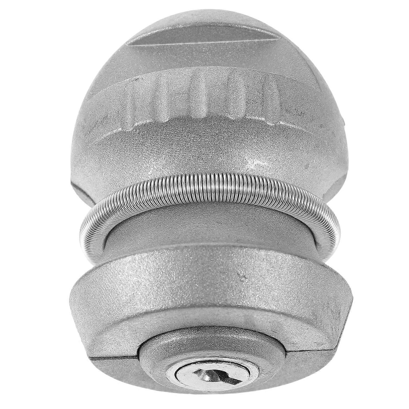 Lock Trailer Coupler Hitch Lock Ball Lock Universal Coupling Tow Zinc Alloy Silver Anti Theft Device For Outdoor Vehicle Towing 1Pcs
