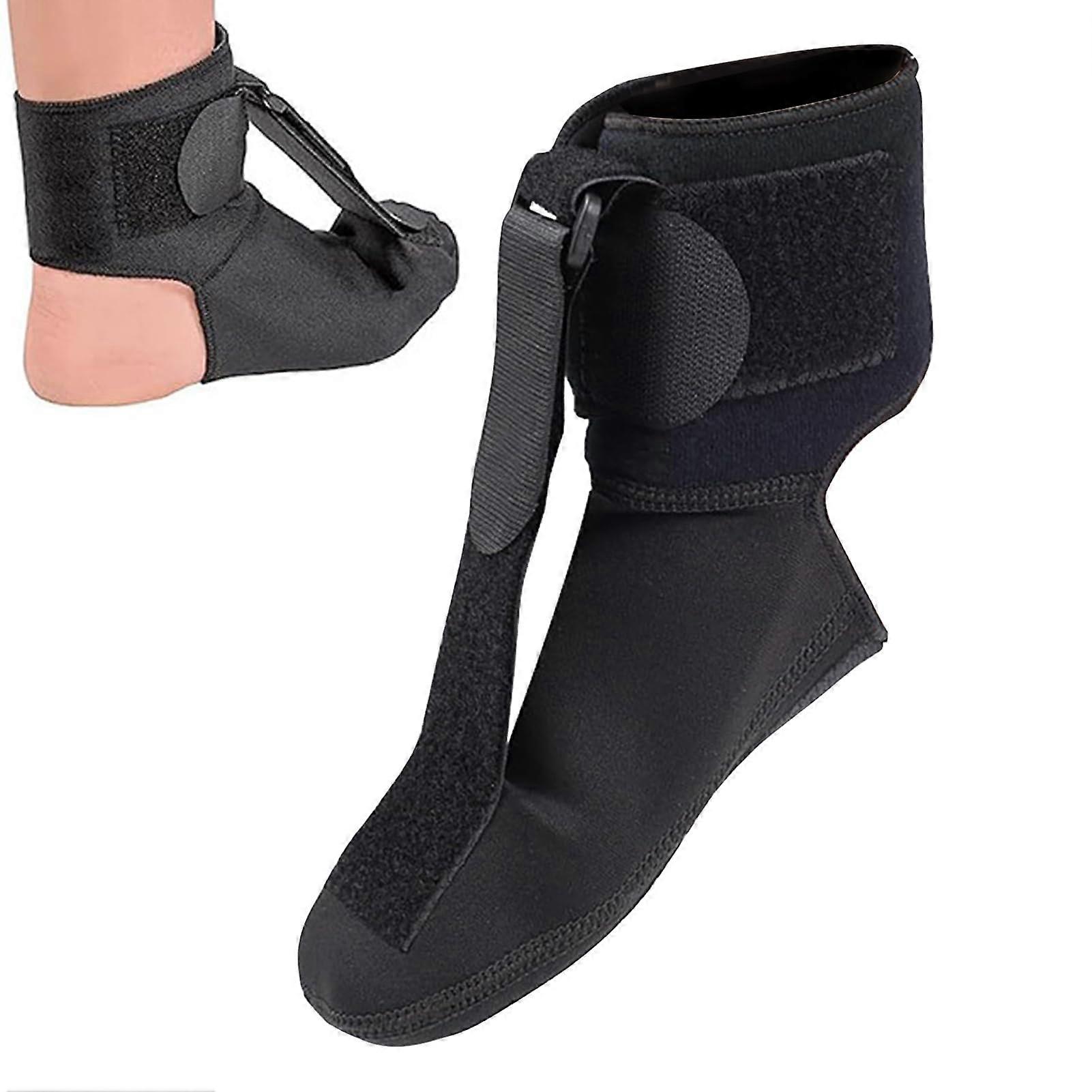 Night Splint Foot Support for Plantar Fasciitis Treatment, Large Size, Adjustable, Comfortable Fit, Breathable Material