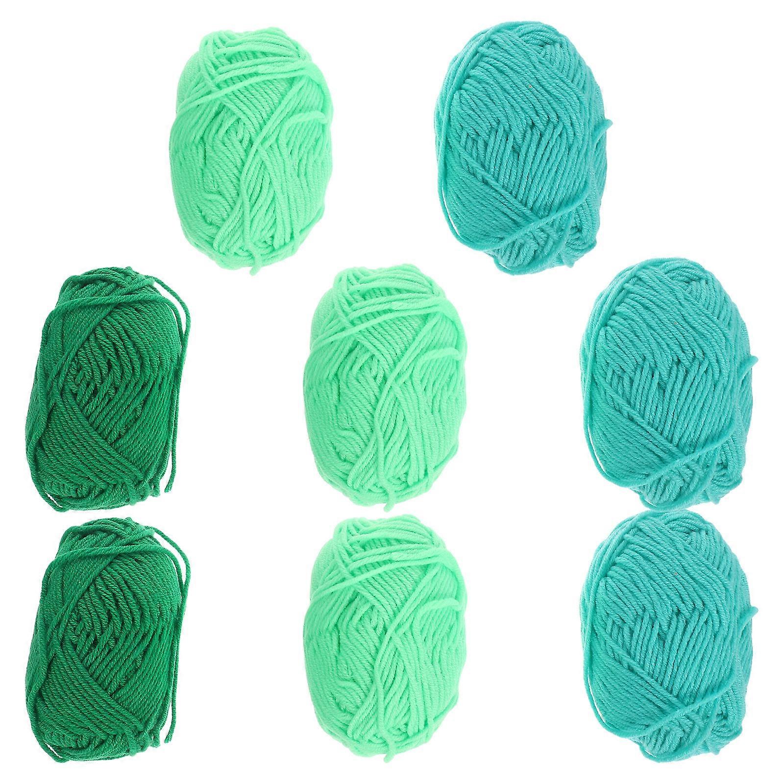 8 Rolls Bright Color Cotton Yarn for Hand Knitting, Crochet & Sewing – Soft, Durable & Easy to Work With for Crafting Sweaters, Scarves & Accessories